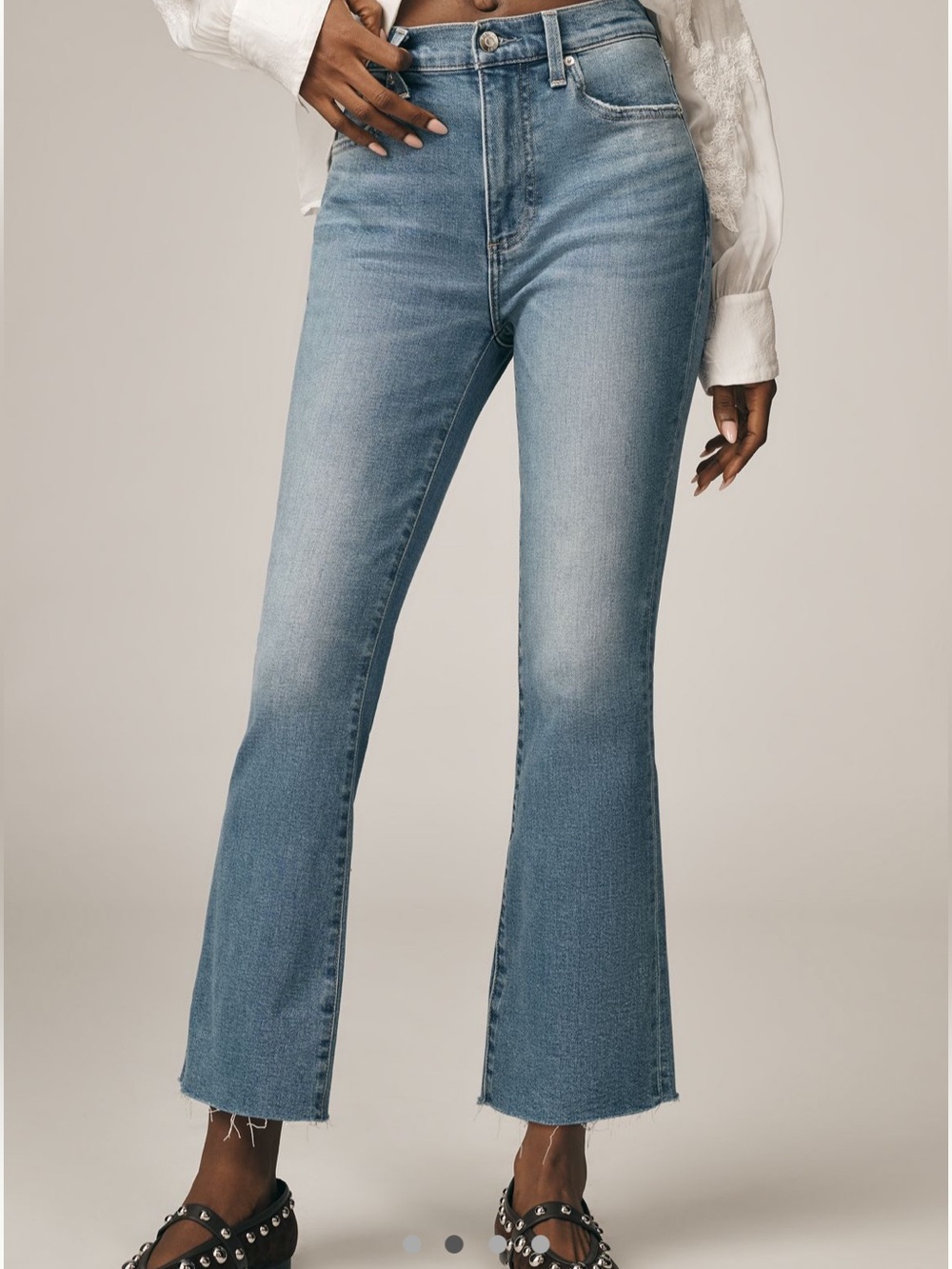 Pistola Lennon High-Rise Crop Flare Jeans